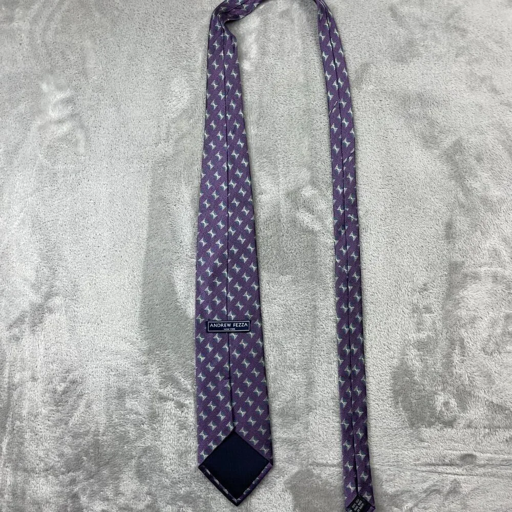 Andrew Fezza Men's Classic 100% Silk Neck Tie